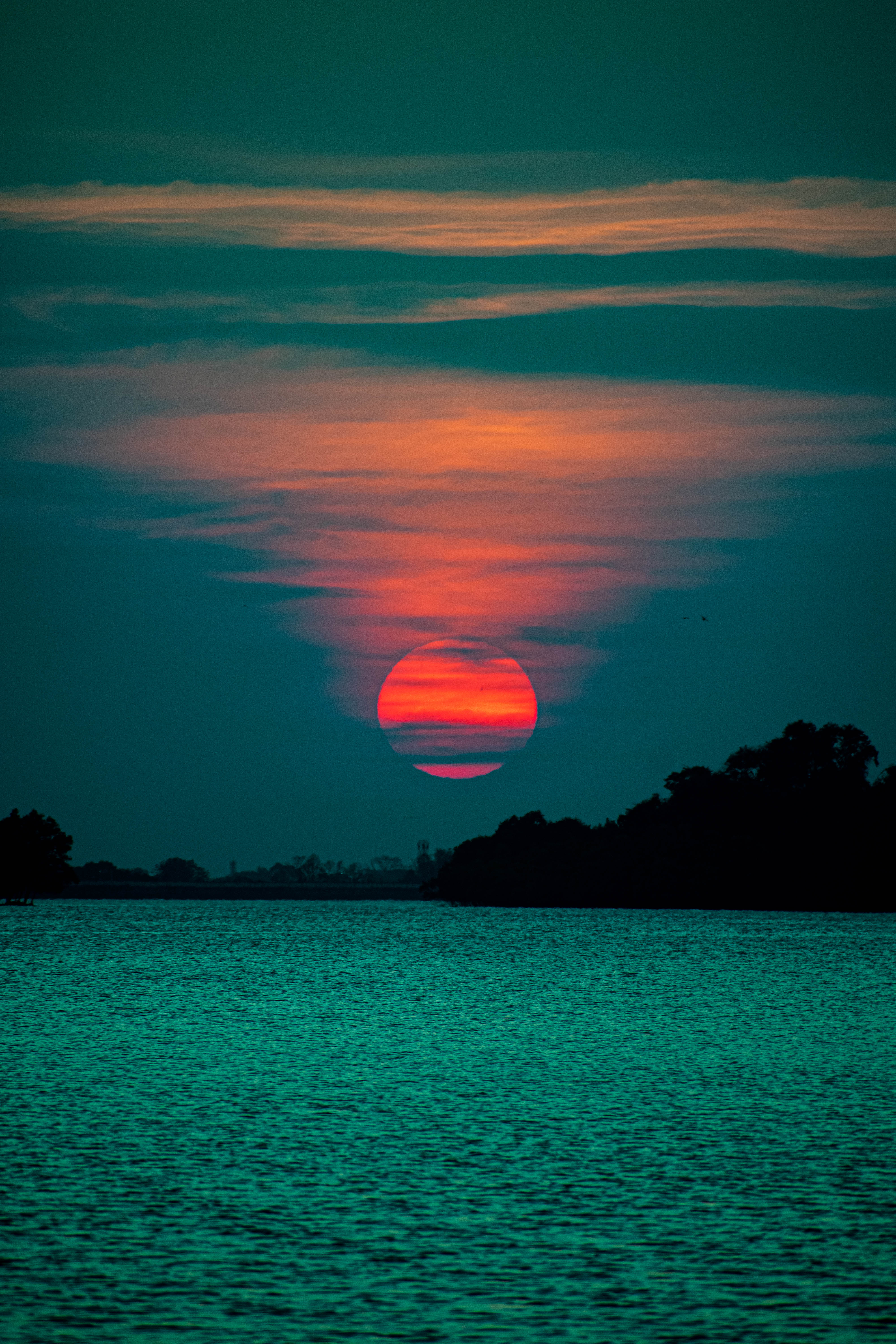 a sunset at Pallakad,Kerala, India